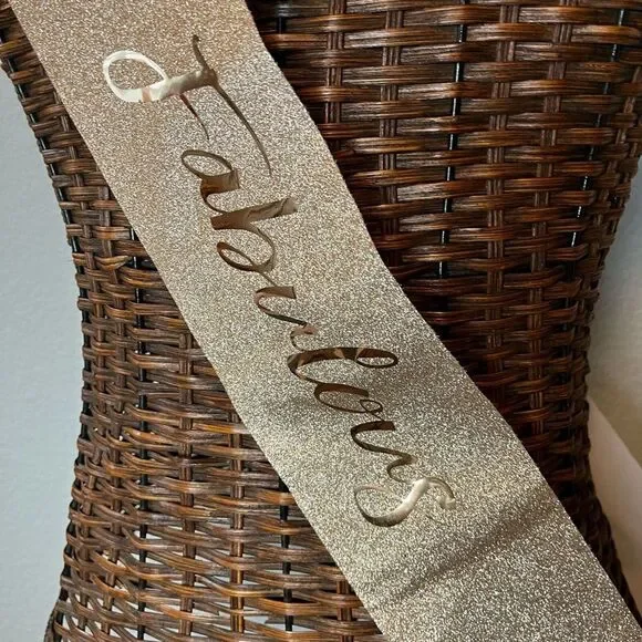 40th birthday princess sash and crown 40 and fabulous - Picture 2 of 7